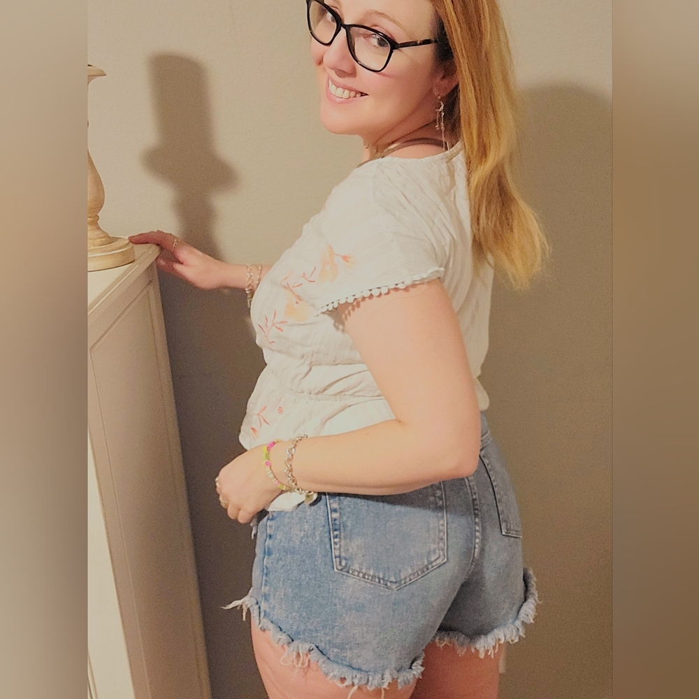 Wild Fable Distressed Short Shorts